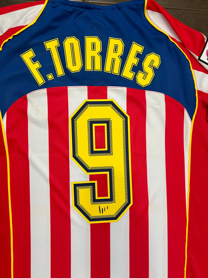 Atletico Madrid Retro 2004/05 F.Torres Away Soccer Jersey