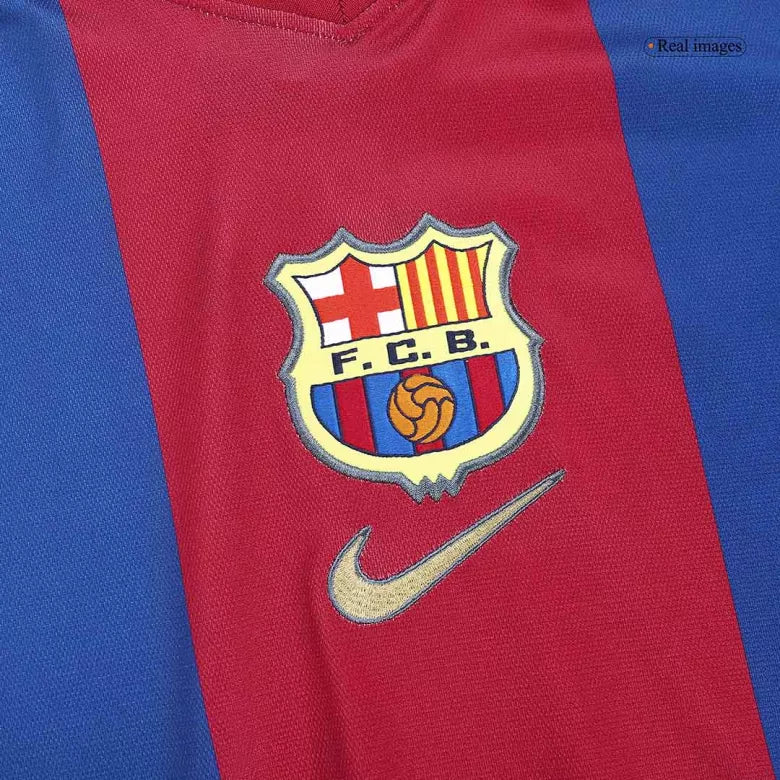 Barcelona Retro Custom Home Soccer Jersey 1998/99