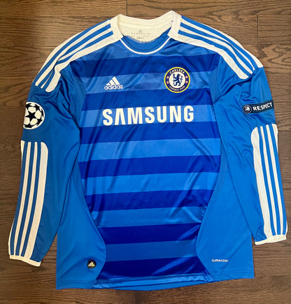 DROGBA Chelsea Retro Home Soccer Jersey UCL Long Sleeves