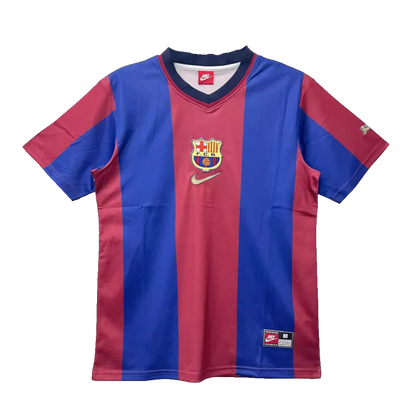 Barcelona Retro Custom Home Soccer Jersey 1998/99