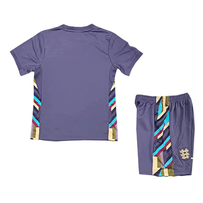 England Kids Away Soccer Jersey Kit