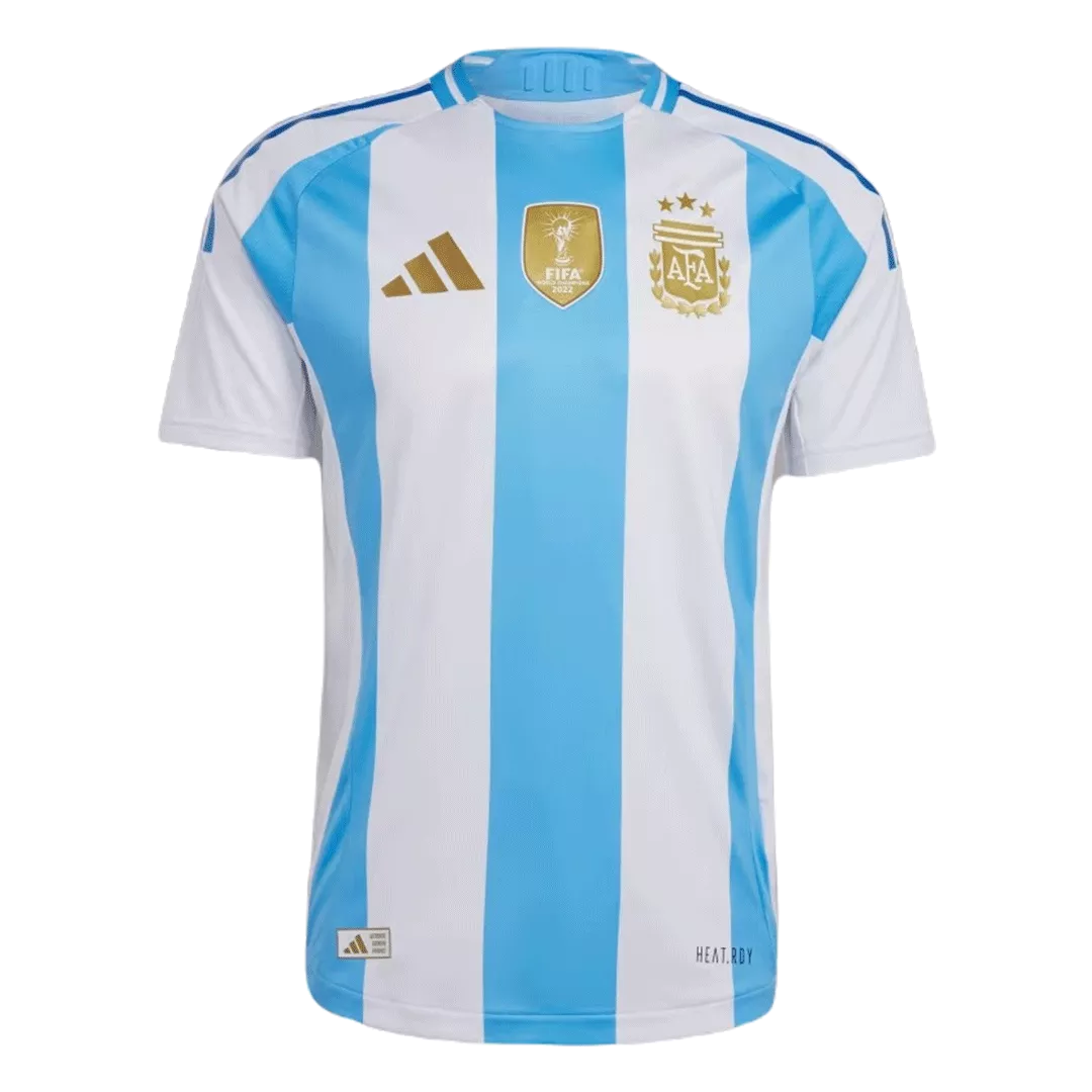 Argentina Copa America 2024 Soccer Home Jersey Player Version Fits Slim