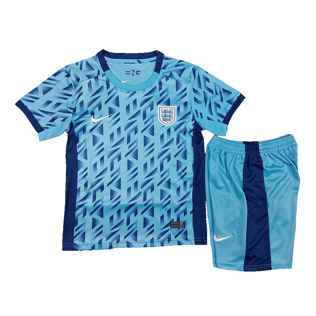 England Kids Away Soccer Jersey Kit 