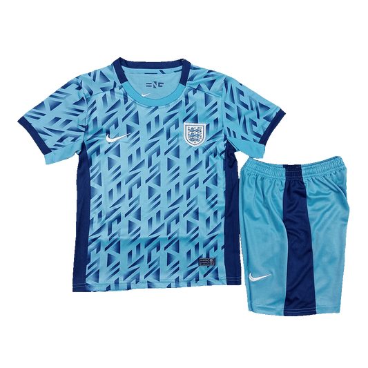 England Kids Away Soccer Jersey Kit 