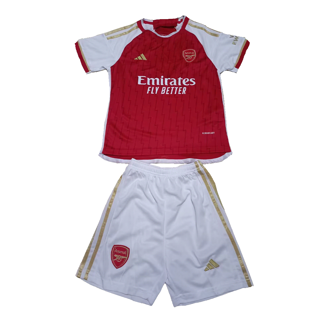 Arsenal Kids Home Soccer Jersey Kit