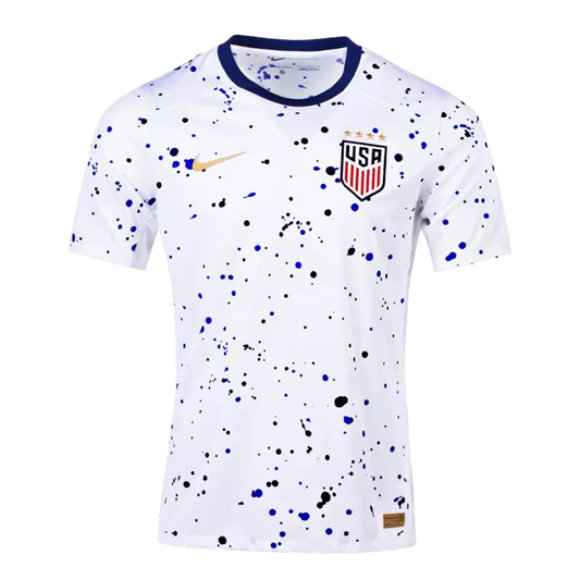 Custom USA Women's Home Soccer Jersey 2023