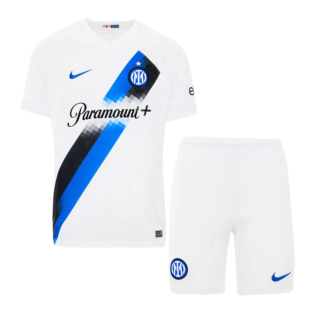 Inter Milan Kids Away Soccer Jersey Kit