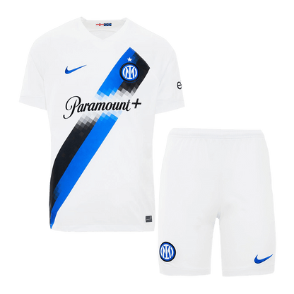 Inter Milan Kids Away Soccer Jersey Kit