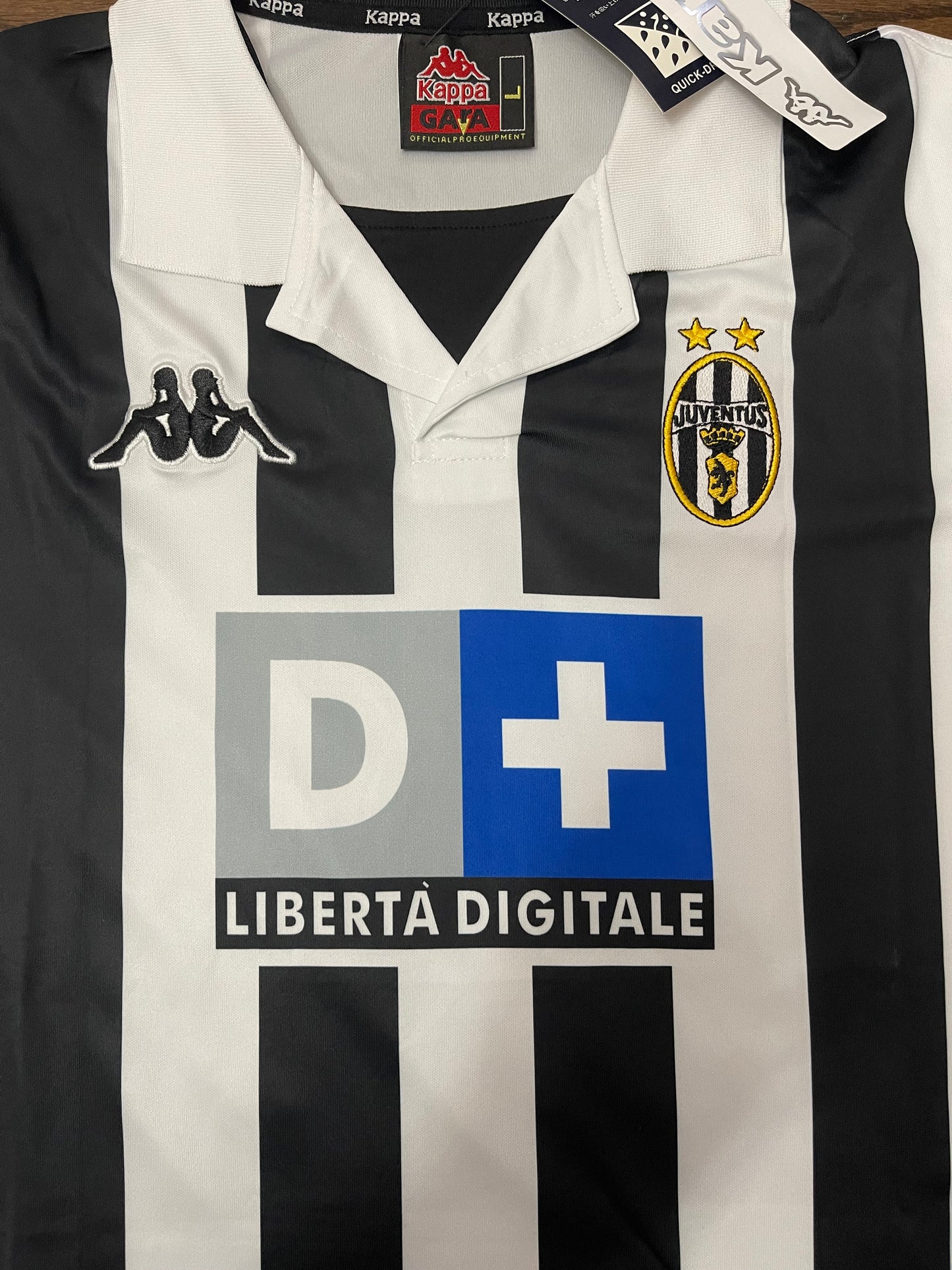 Zidane Juventus Retro Home Soccer Jersey Long Sleeves