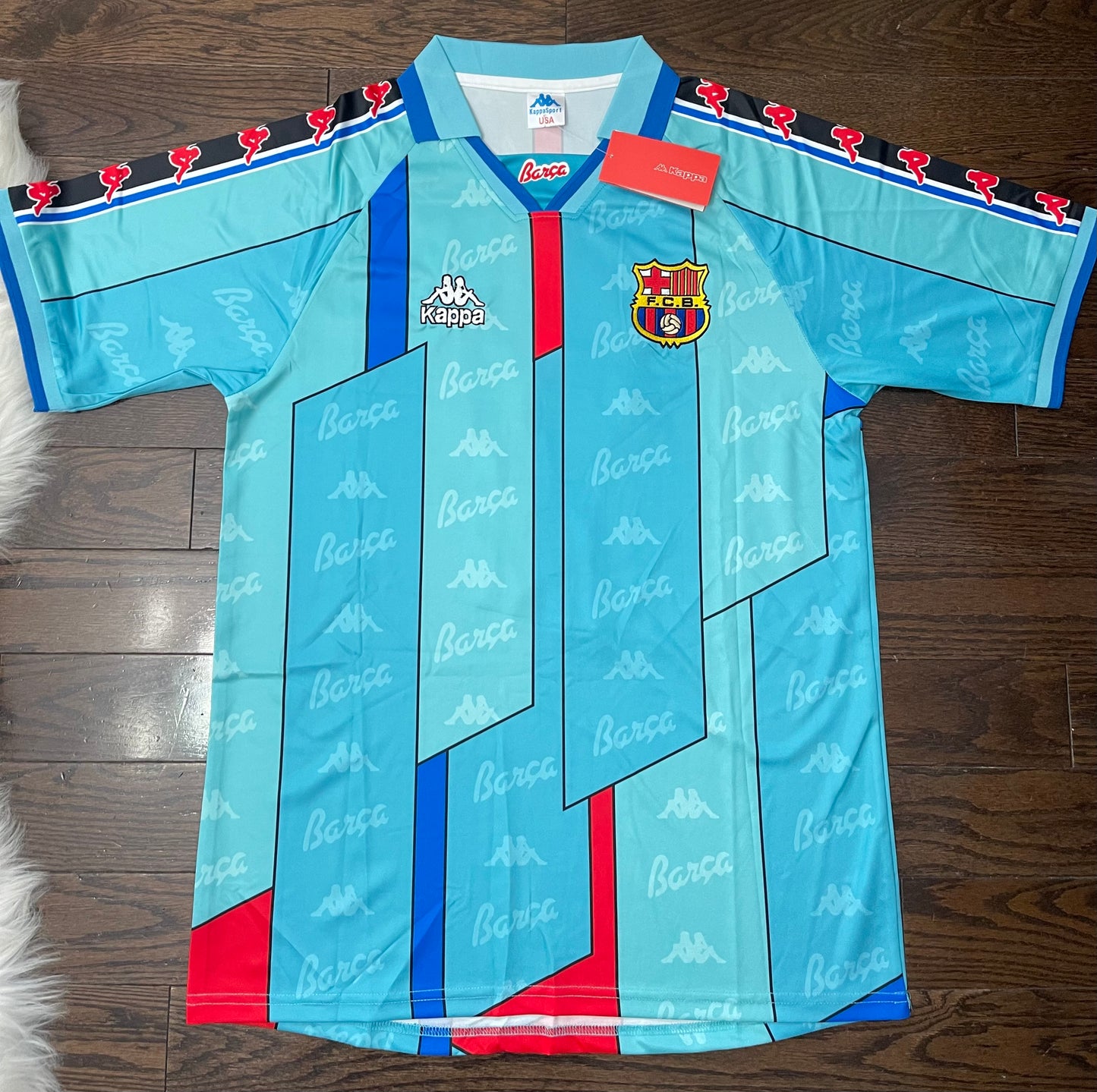 Ronaldo Barcelona Retro Away Soccer Jersey