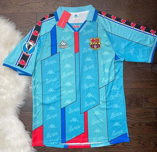 Ronaldo Barcelona Retro Away Soccer Jersey