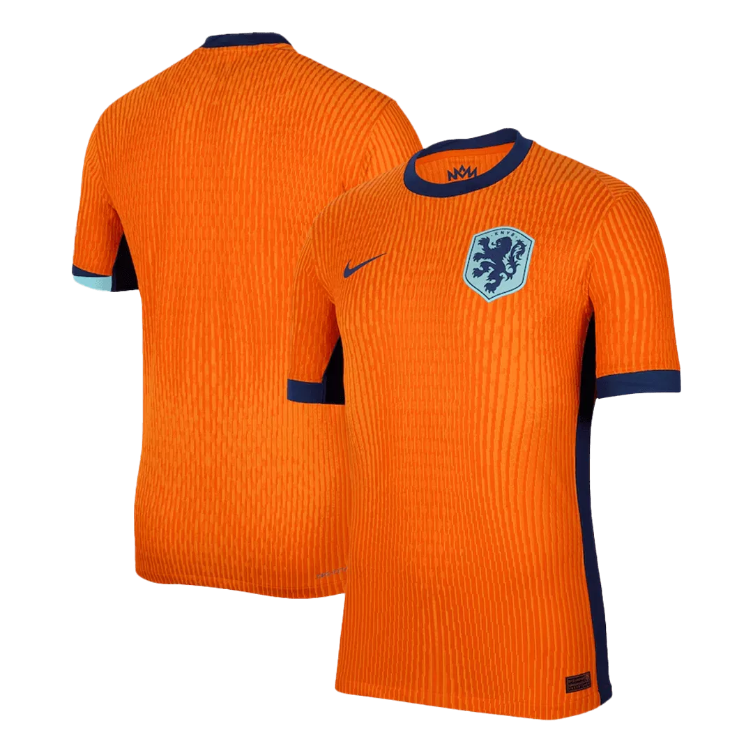 Netherlands Euro Cup 2024 Soccer Home Jersey Player Version Fits Slim