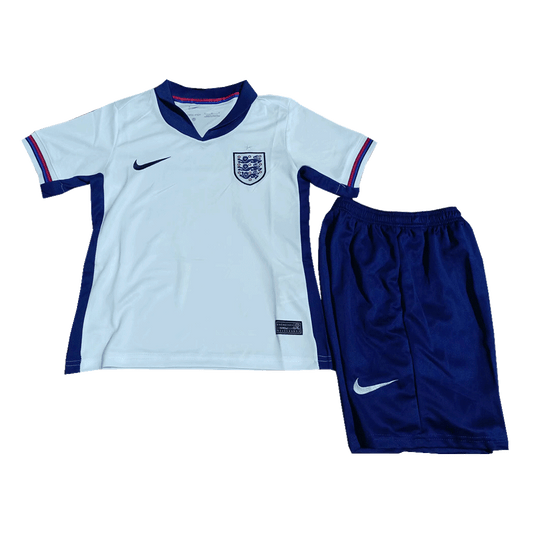 England Kids Home Soccer Jersey Kit