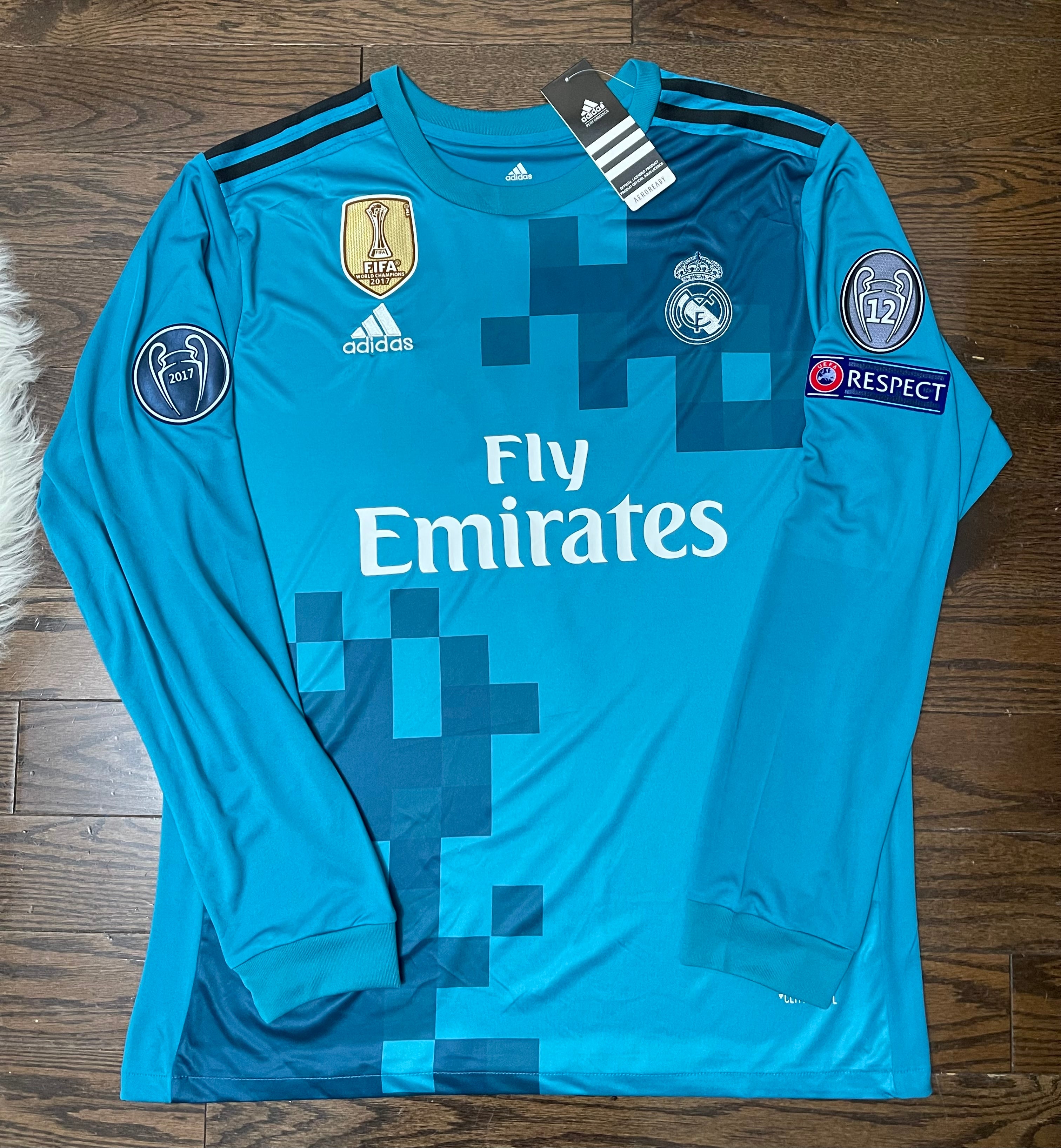 Ronaldo Real Madrid Retro Custom Away Soccer Jersey