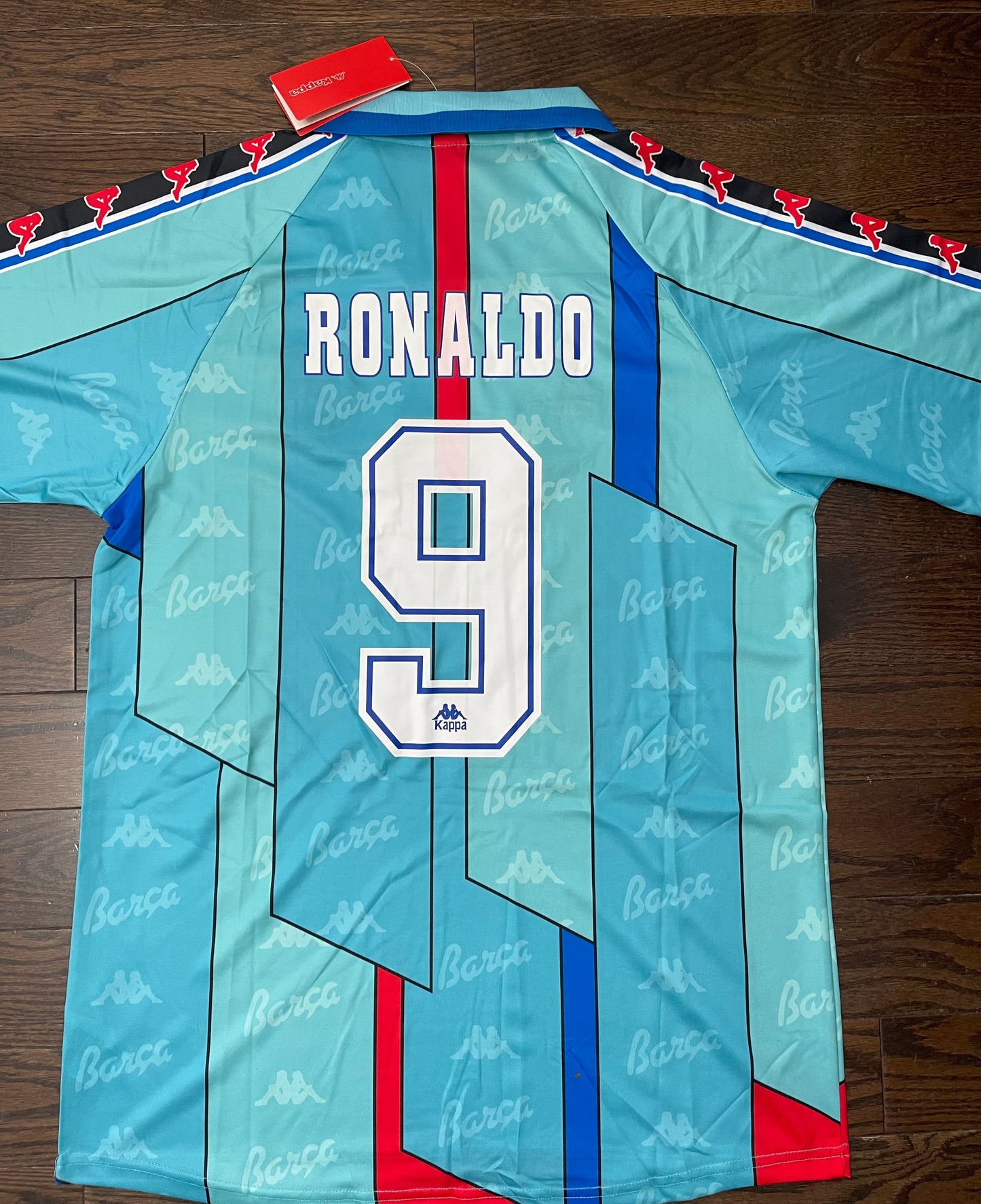 Ronaldo Barcelona Retro Away Soccer Jersey