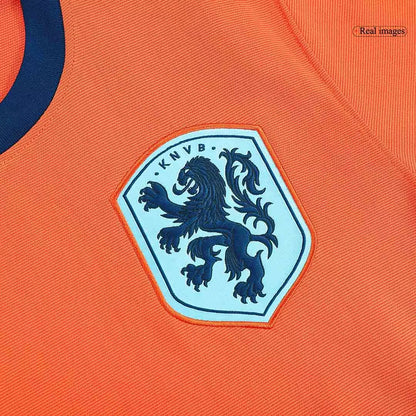 Netherlands Euro Cup 2024 Soccer Home Jersey Fan Version