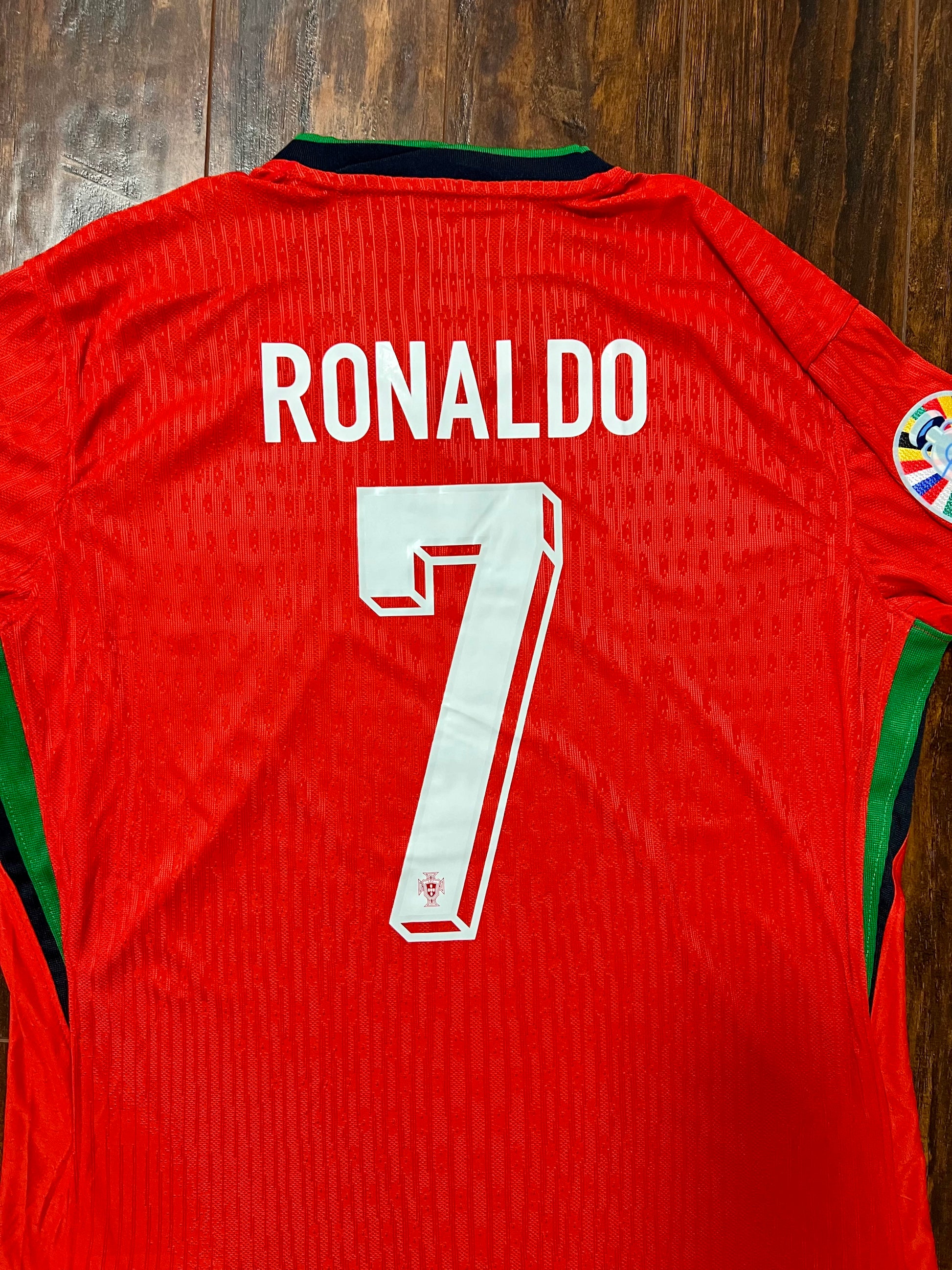 Ronaldo 7 Portugal Euro Home Soccer Jersey