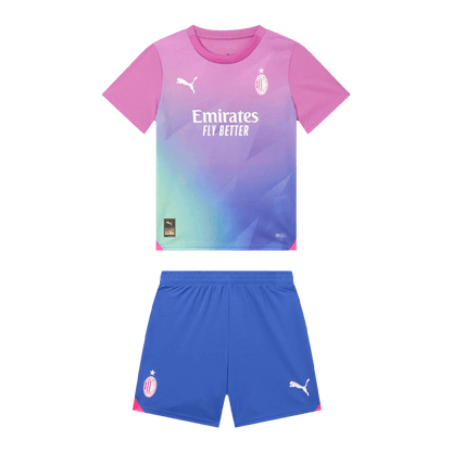 AC Milan Kids Third Soccer Jersey Kit 