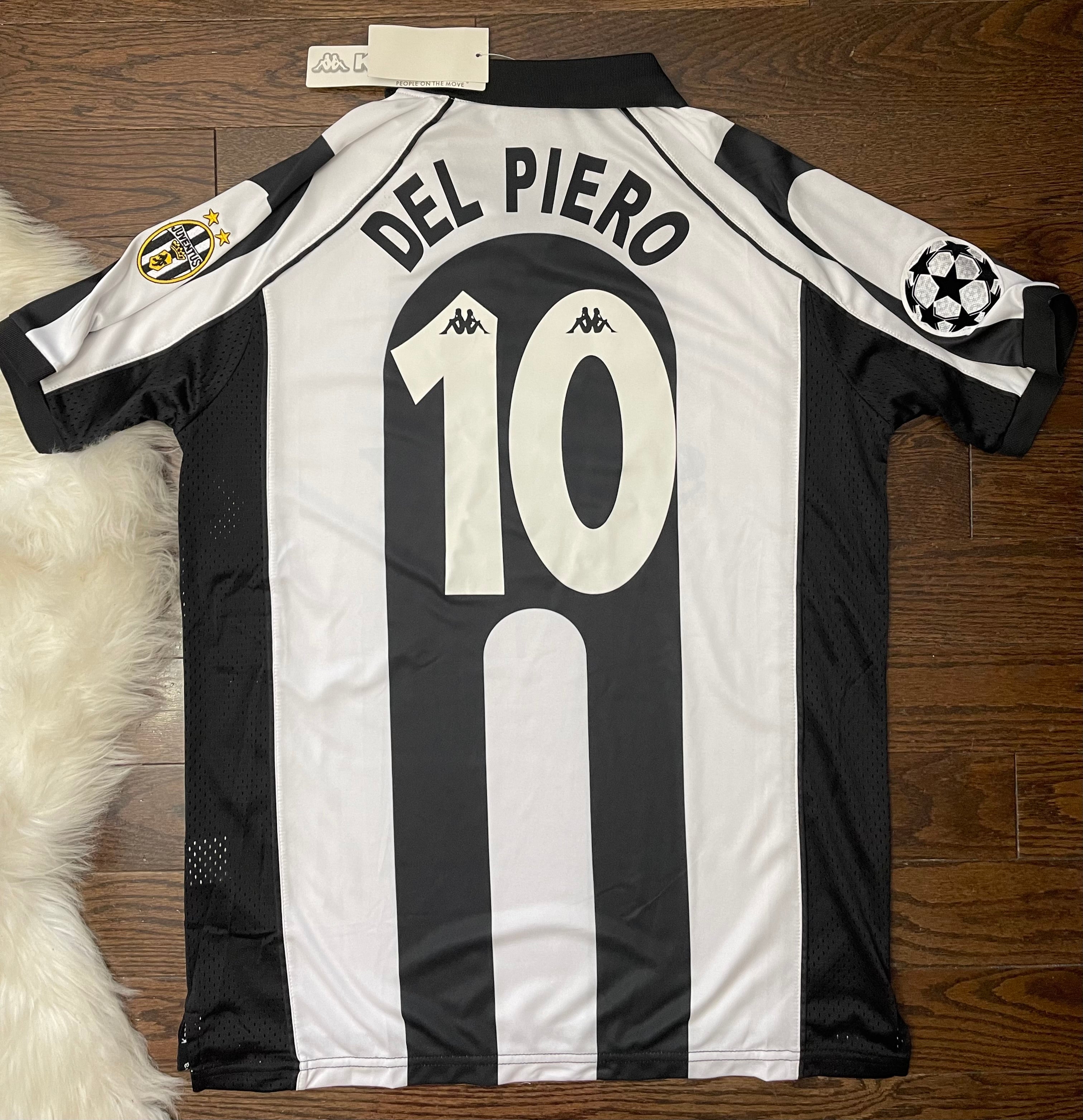 DEL PIERO Juventus Retro Home Soccer Jersey