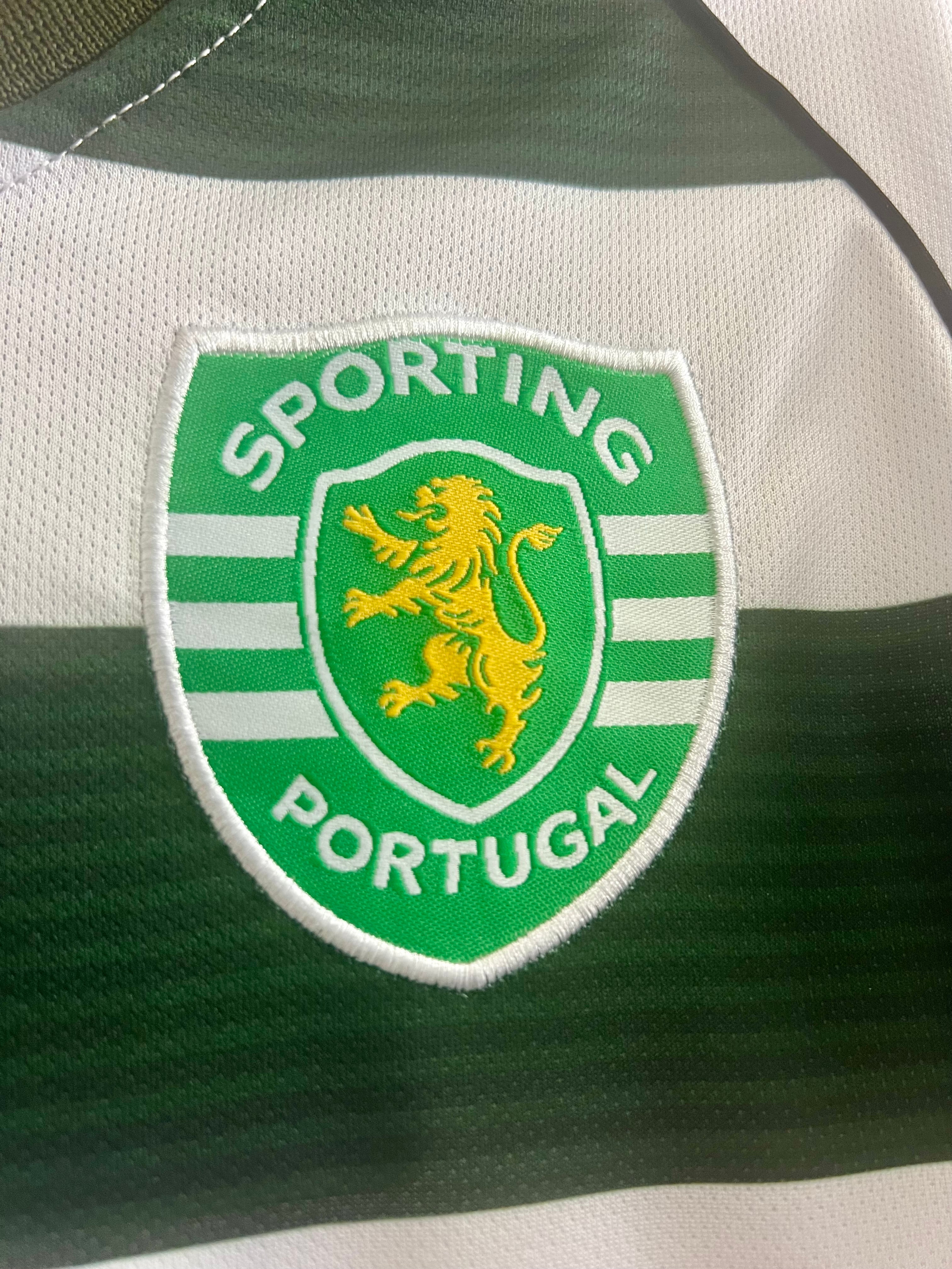 Sporting CP Ronaldo Soccer Home Jersey Retro Long Sleeves