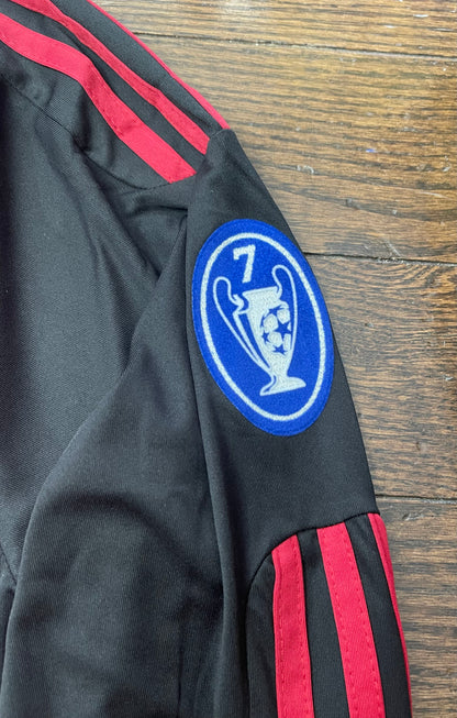 BECKHAM AC Milan Retro DAVID Soccer Home Jersey Long Sleeves