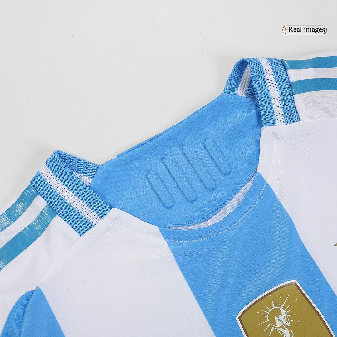 Argentina Copa America 2024 Soccer Home Jersey Player Version Fits Slim