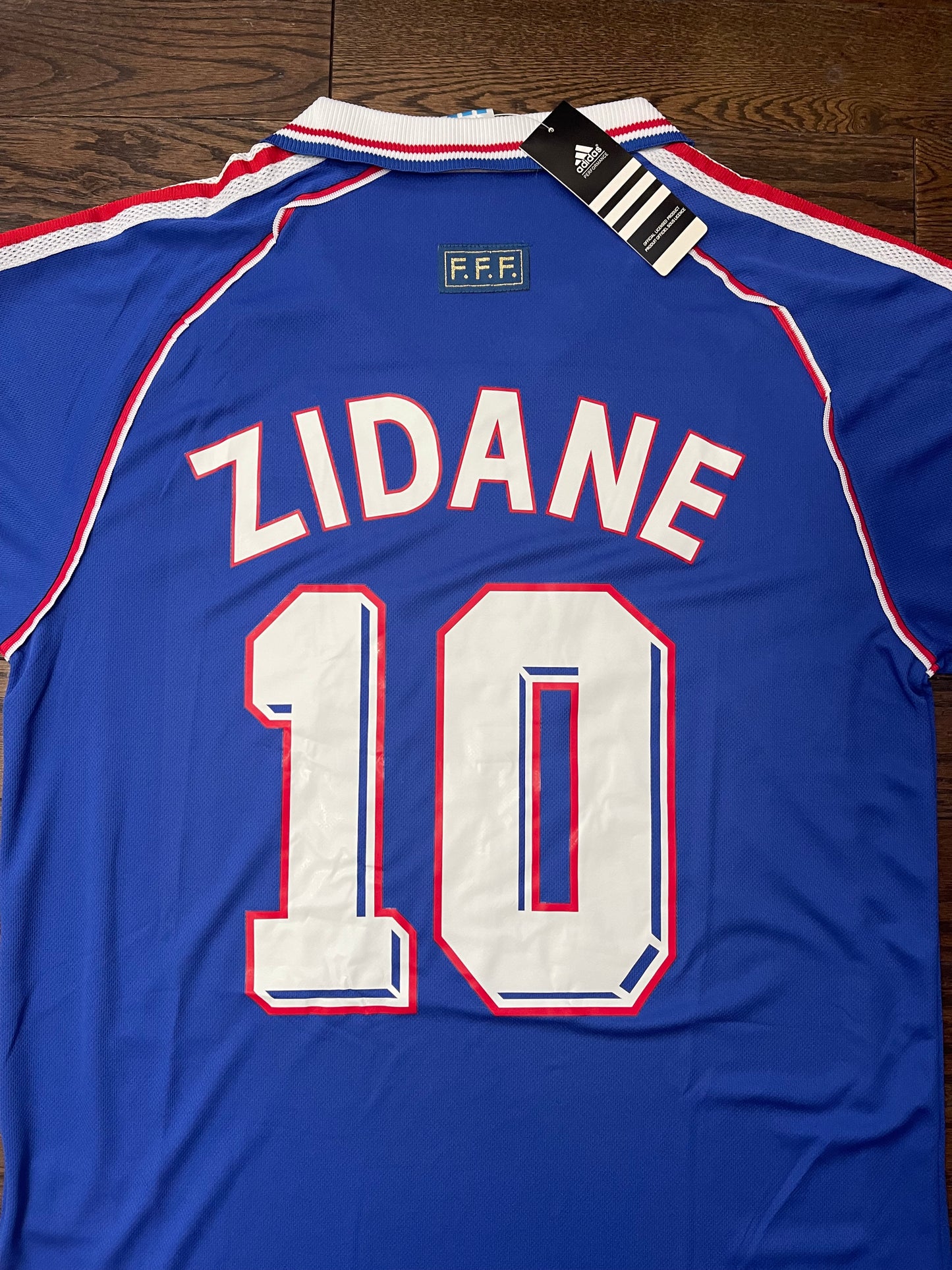 Zidane France Retro World Cup Soccer Jersey