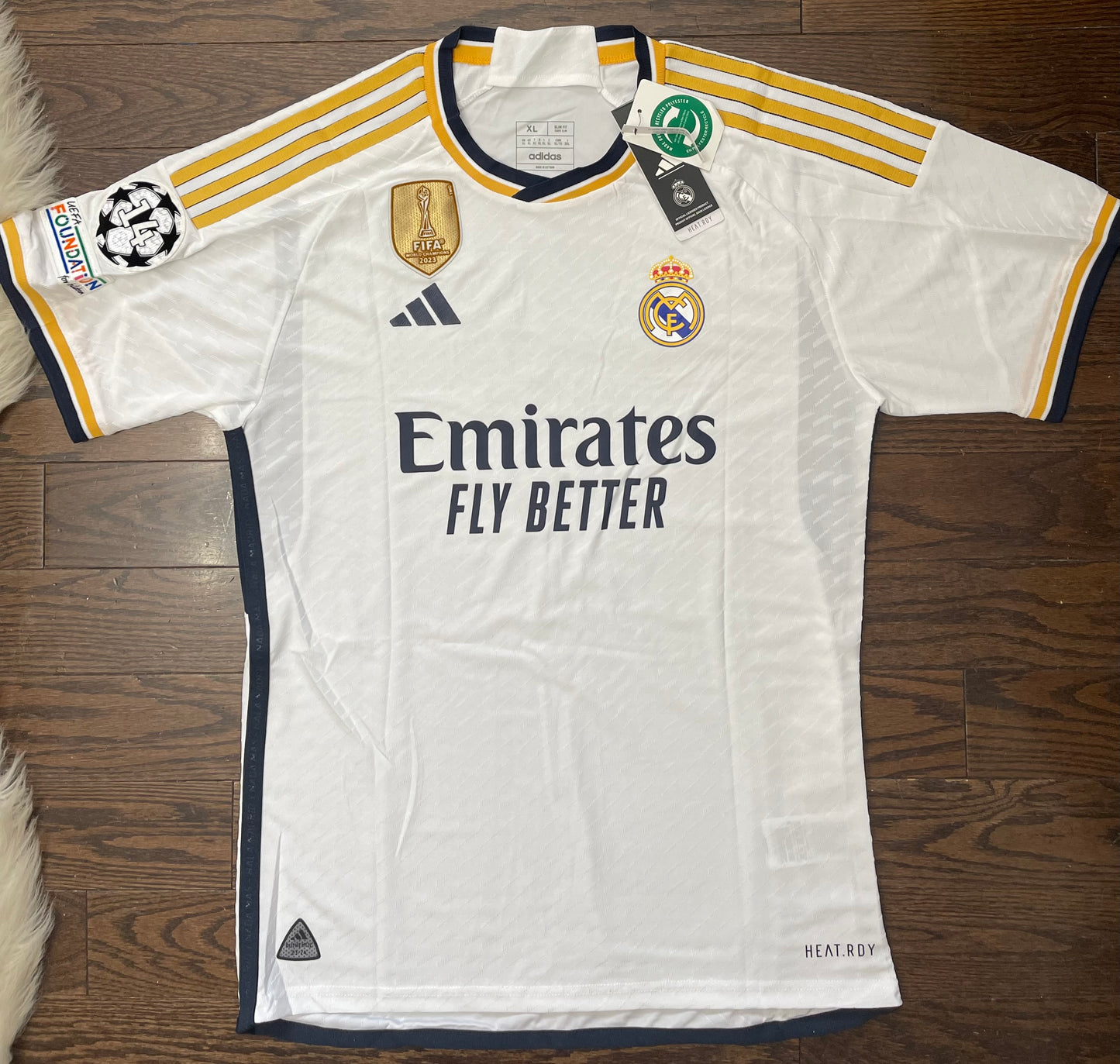 Real Madrid Vini Jr. Soccer Home UCL Jersey