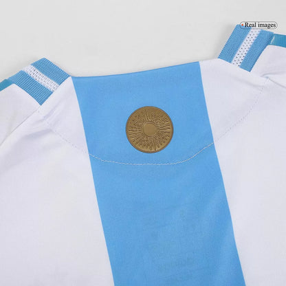 Argentina Copa America 2024 Soccer Home Jersey Player Version Fits Slim