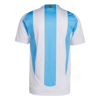 Argentina Copa America 2024 Soccer Home Jersey Player Version Fits Slim