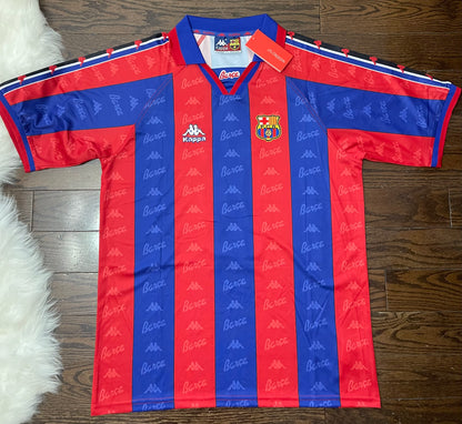 Ronaldo Barcelona Retro Home Soccer Jersey