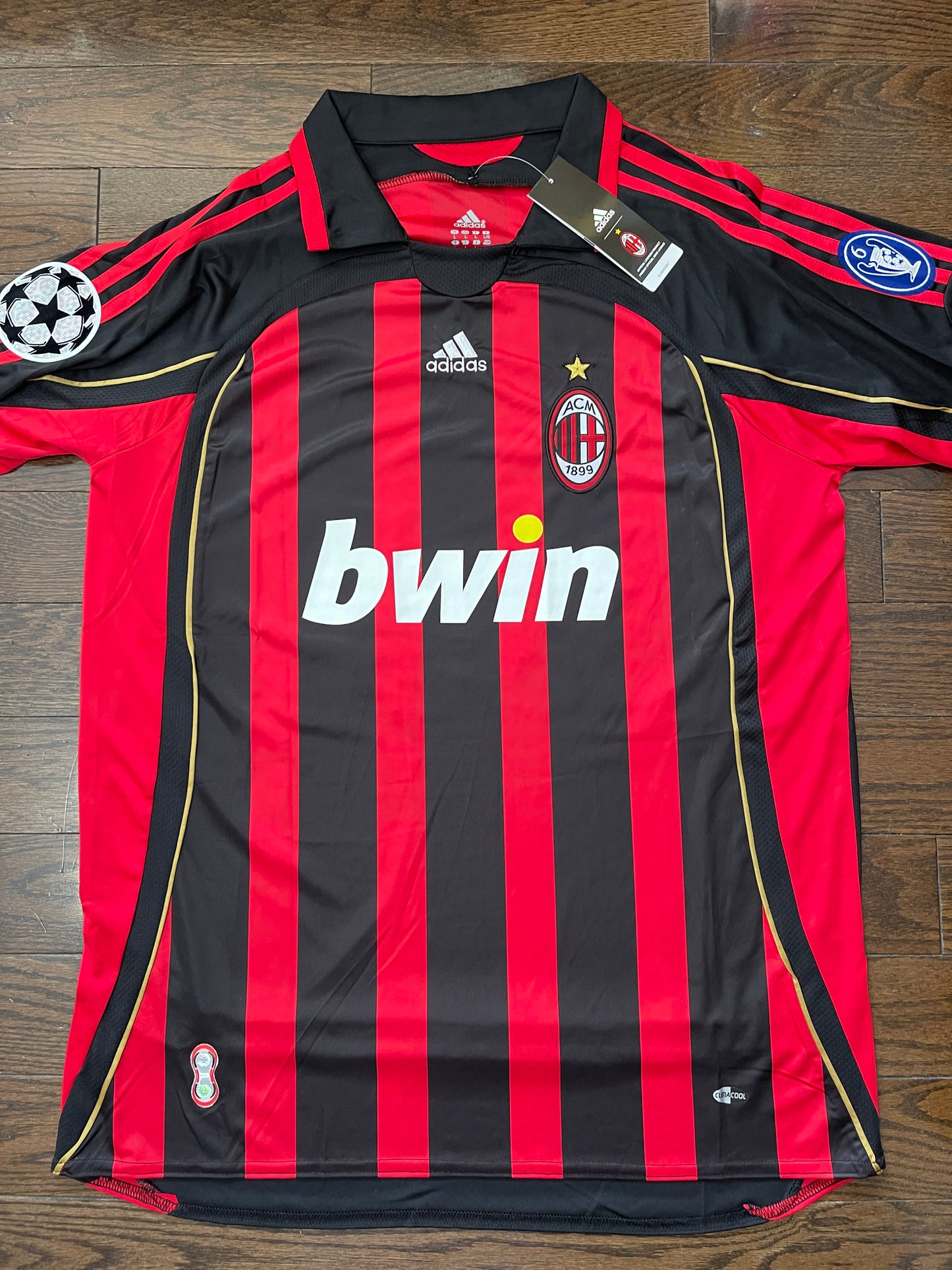 Ronaldo AC Milan Retro Home Soccer Jersey