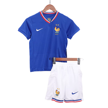 France kids Home Soccer Jersey Set