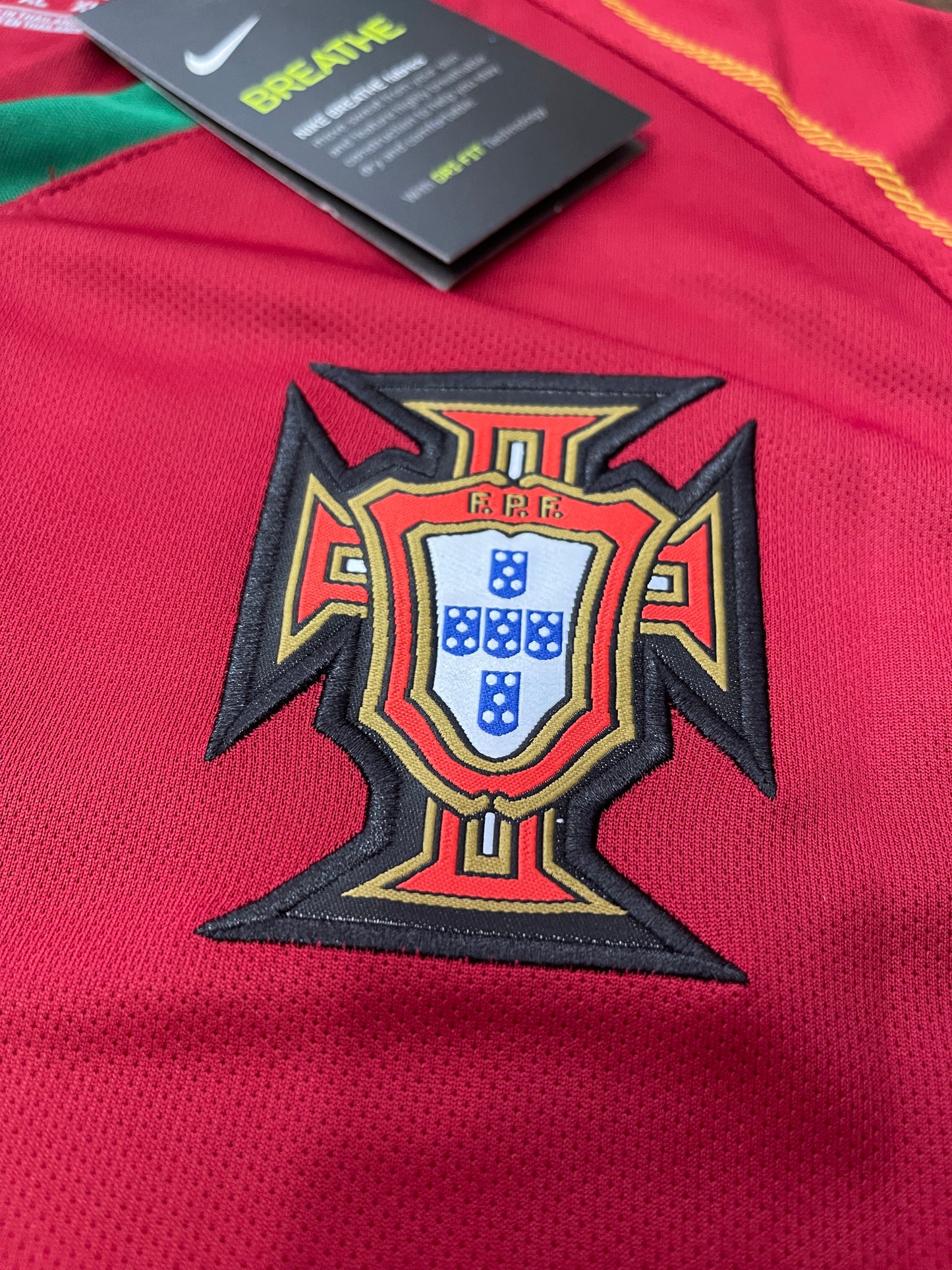 Cristiano Ronaldo Portugal Retro Home Soccer Jersey