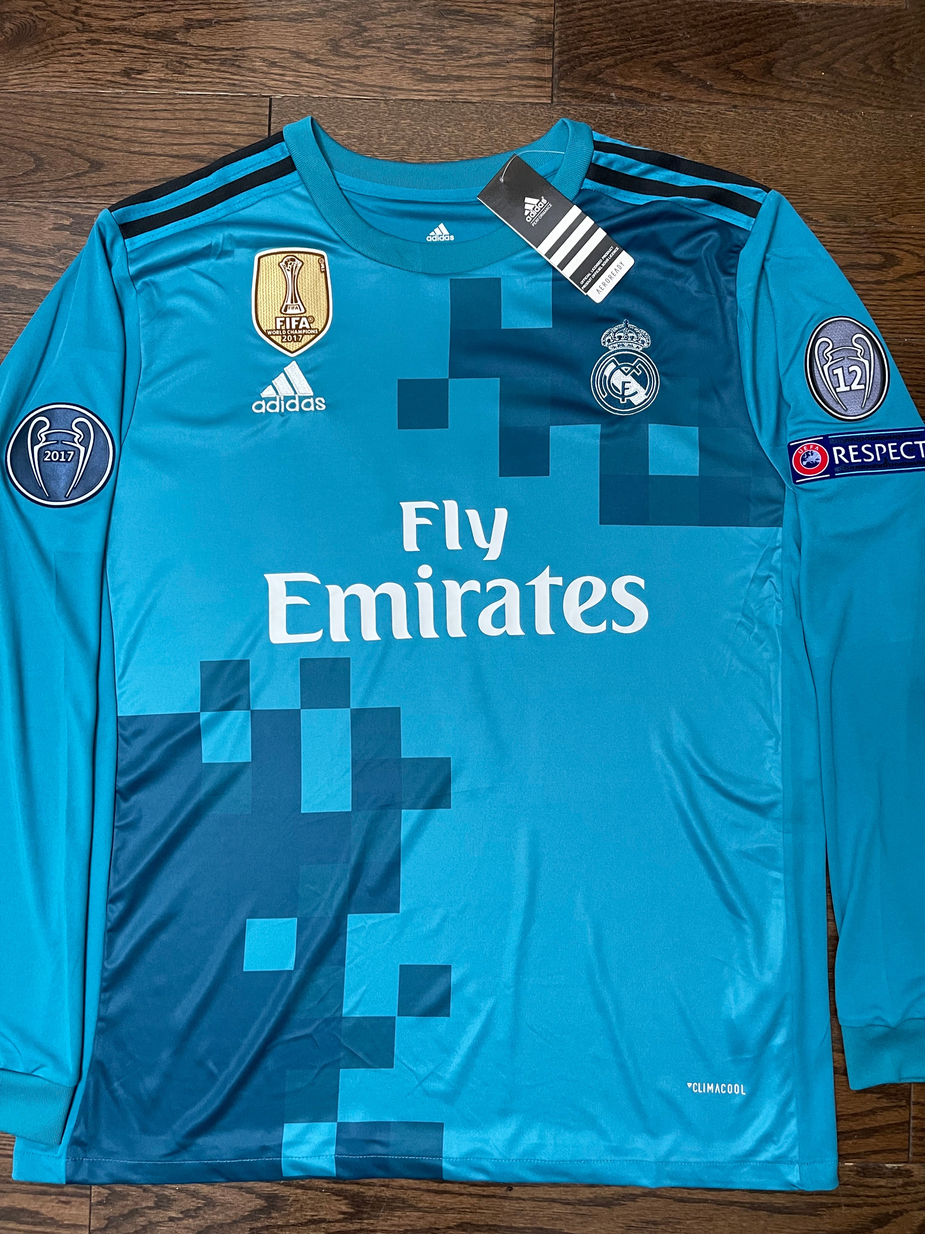 Ronaldo Real Madrid Retro Custom Away Soccer Jersey