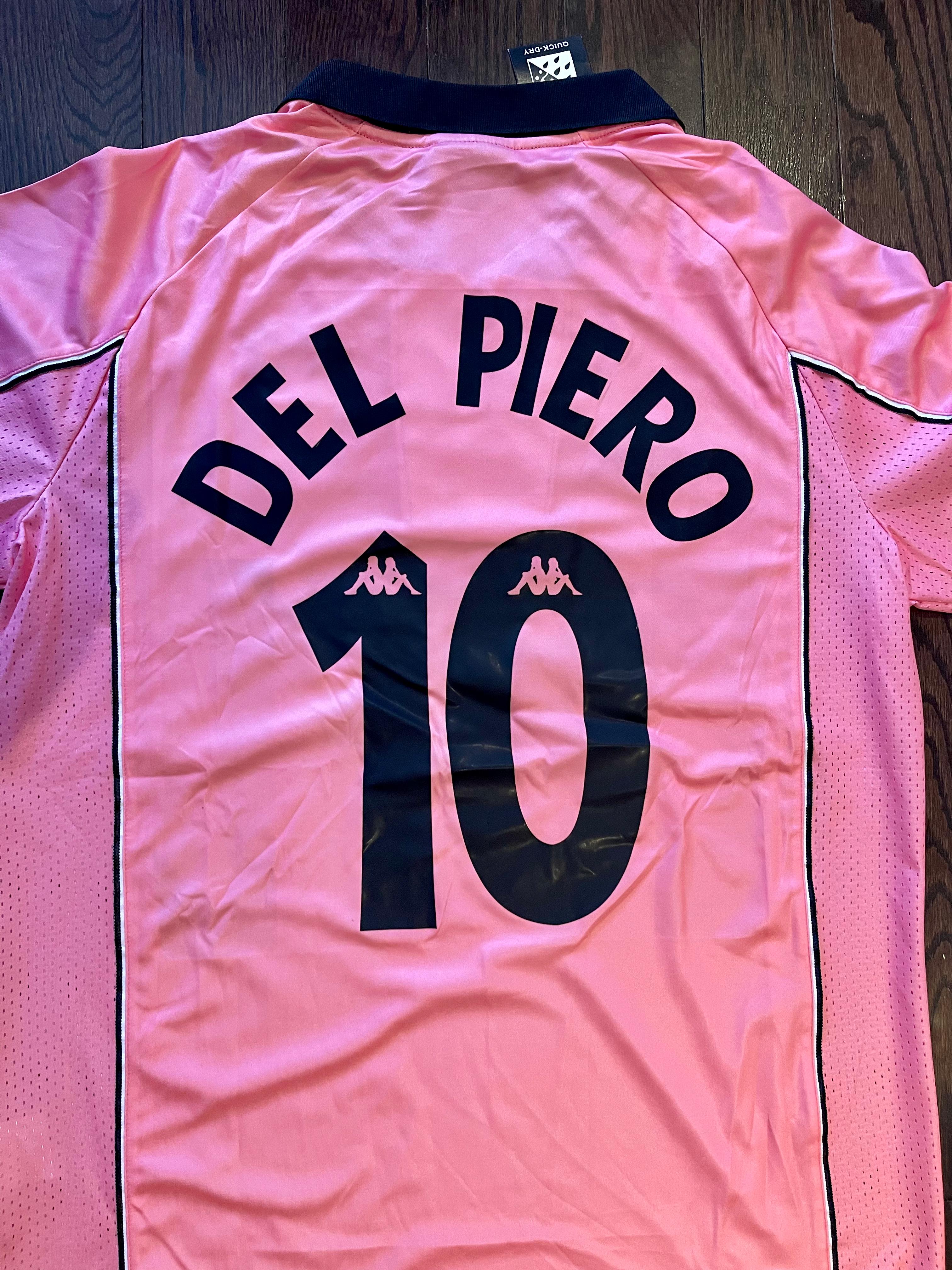 Del Piero Juventus Retro away Soccer Jersey