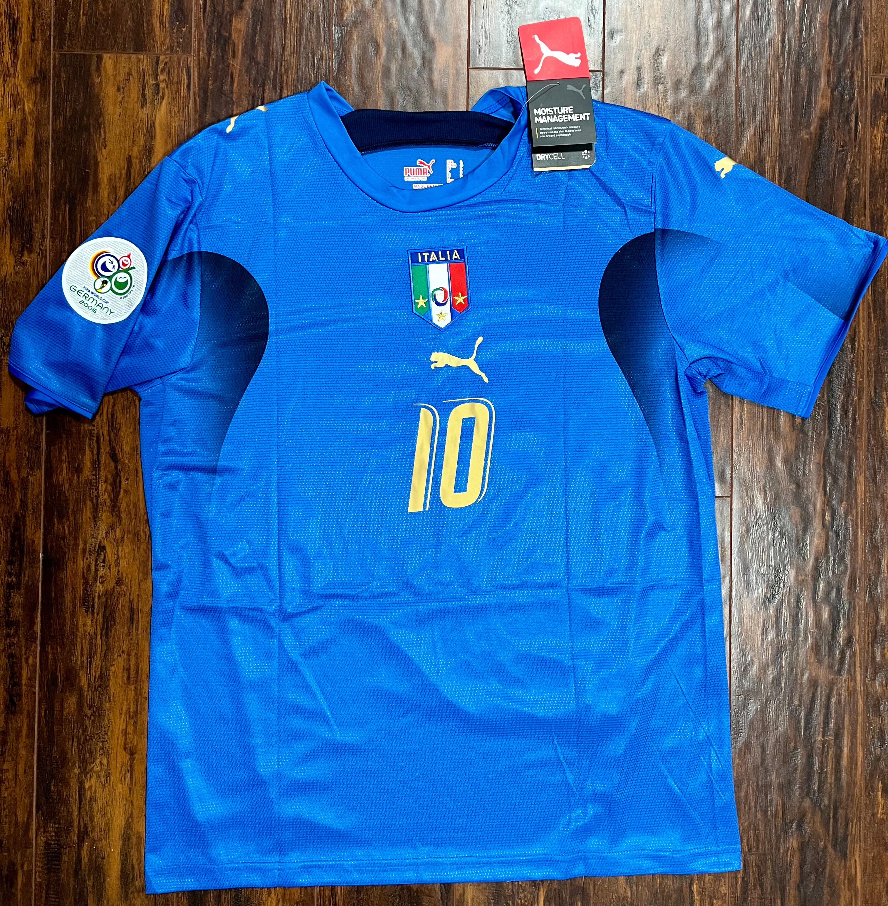 Totti Italy Retro Home Soccer Jersey