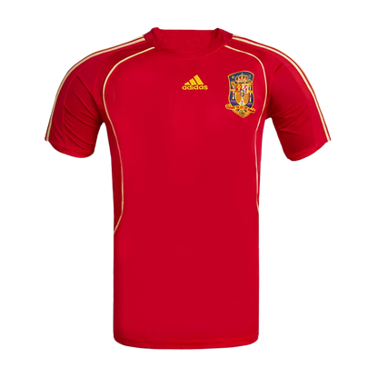 Spain Retro Soccer Jersey Home 2008