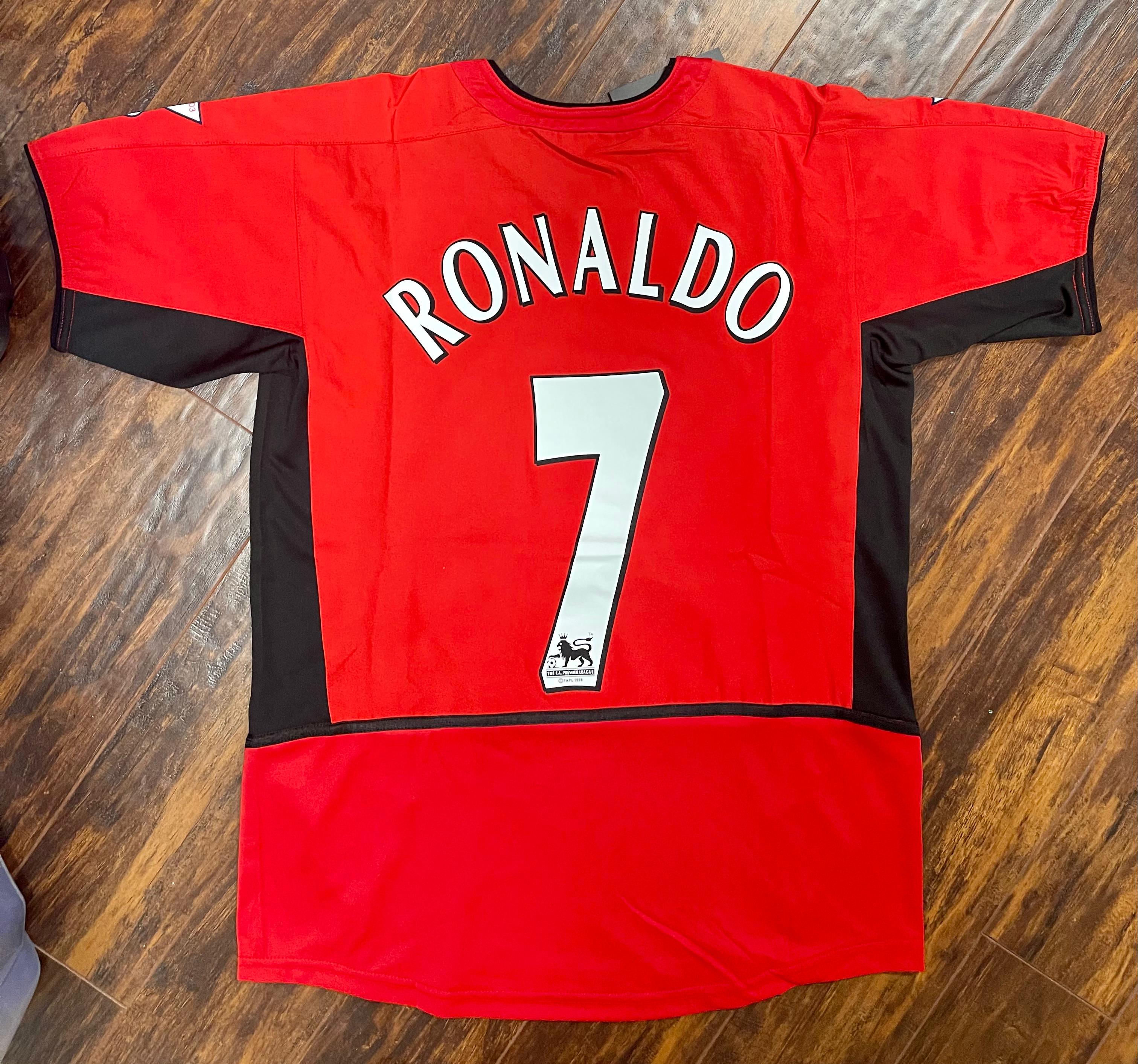 Ronaldo Manchester United Retro EPL Home Soccer Jersey 2002/03