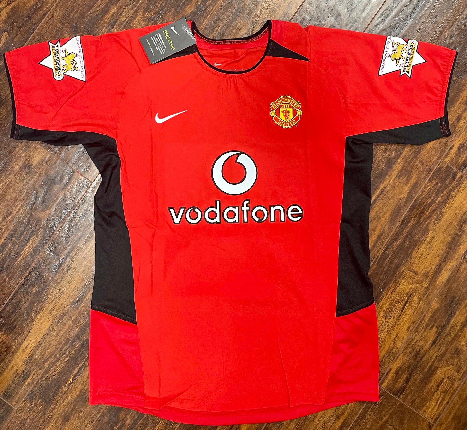 Ronaldo Manchester United Retro EPL Home Soccer Jersey 2002/03