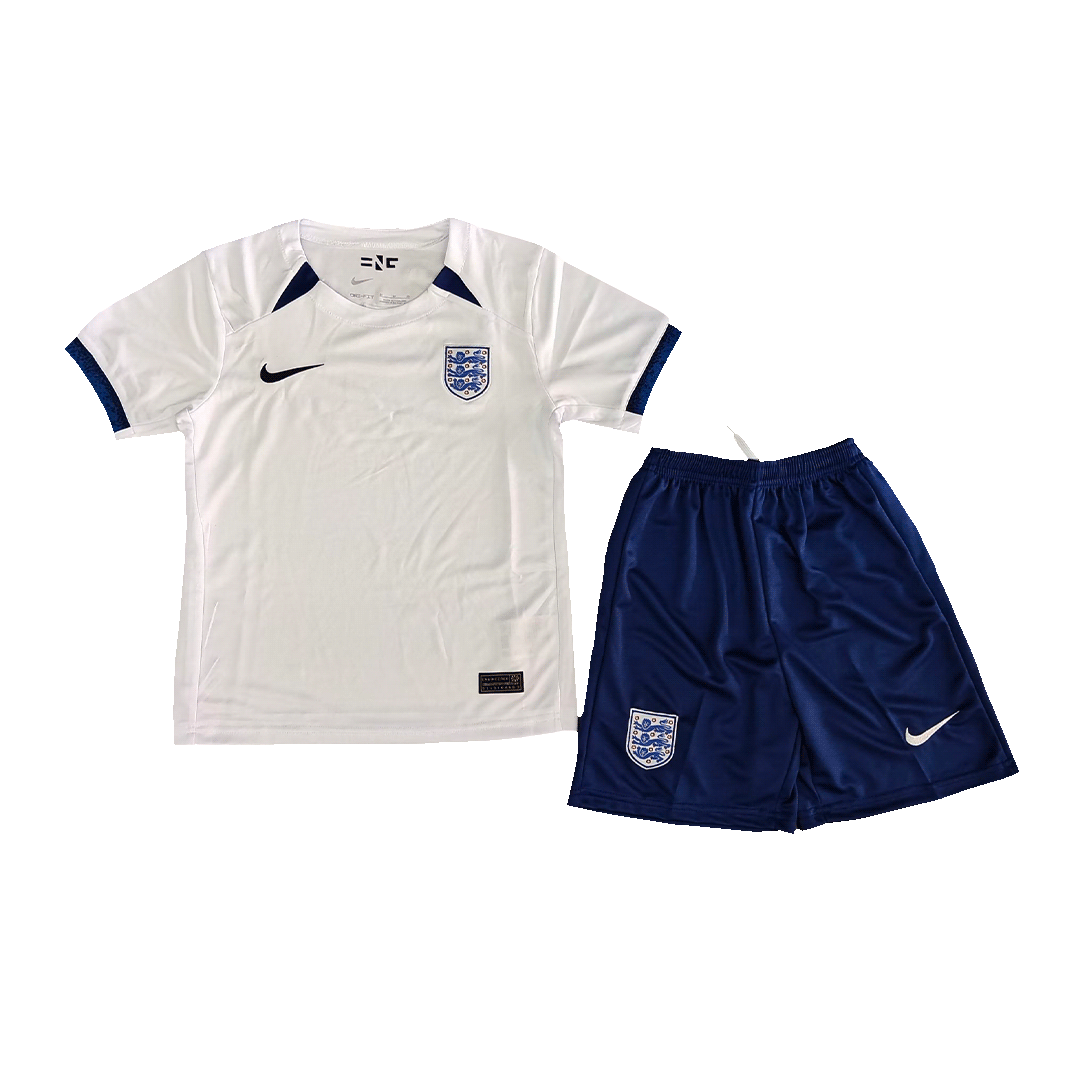 England Kids Home Soccer Jersey Kit