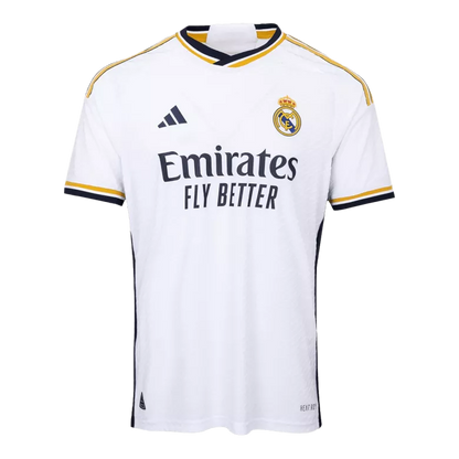 Real Madrid Home Soccer Jersey Player Version Fits Slim