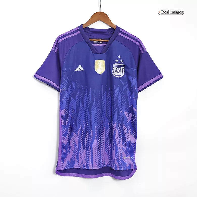 Argentina Three Stars Away Soccer Jersey