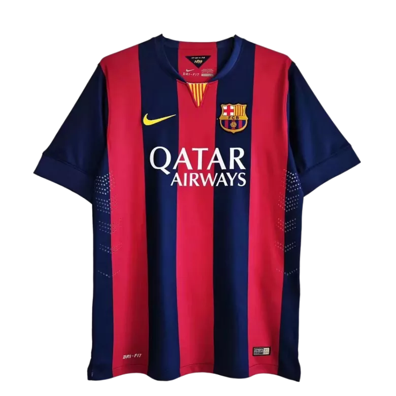 Barcelona Retro Custom Home Soccer Jersey 2014/15