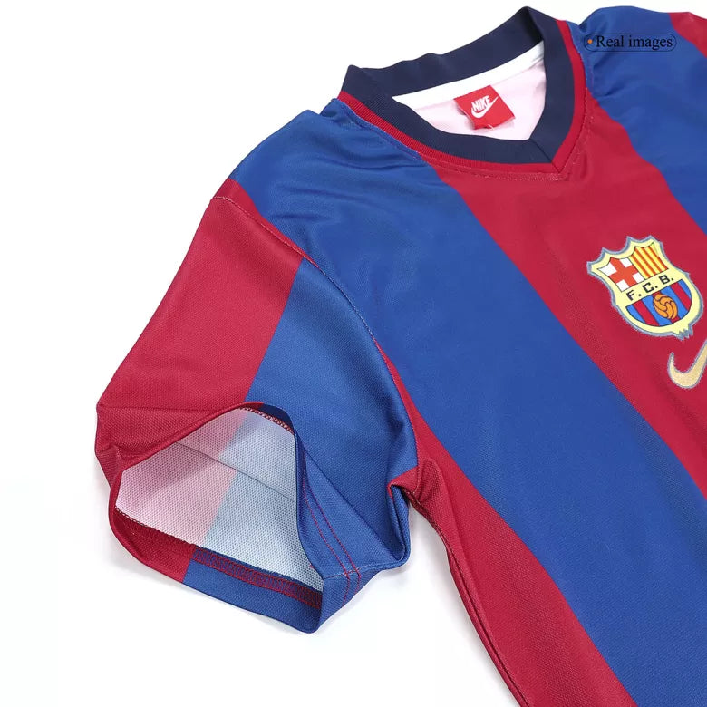 Barcelona Retro Custom Home Soccer Jersey 1998/99