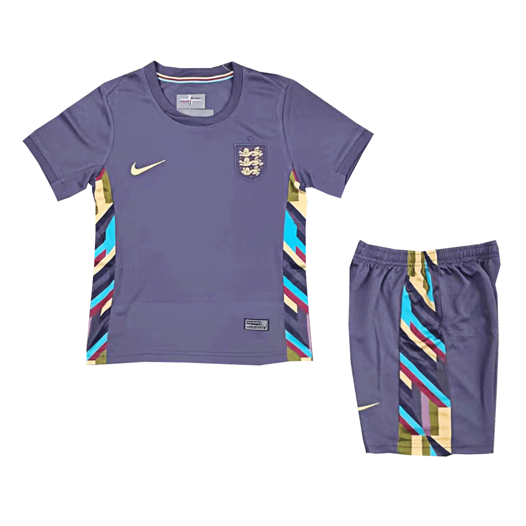 England Kids Away Soccer Jersey Kit