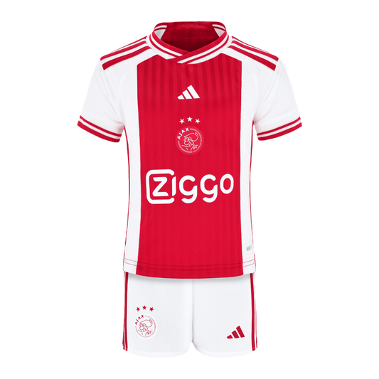 Ajax Kids Home Soccer Jersey Kit