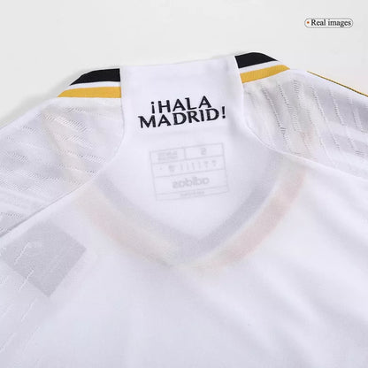 Real Madrid Home Soccer Jersey Player Version Fits Slim