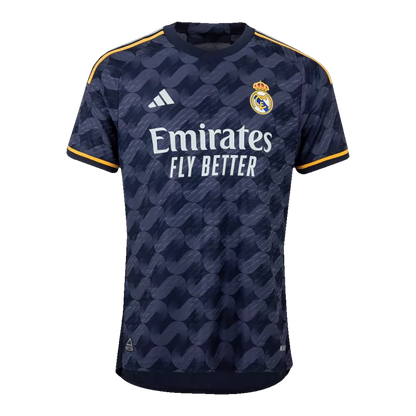 Real Madrid Away Soccer Jersey Player Version Fits Slim