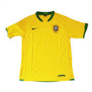 Brazil Retro Home Soccer Jersey World Cup 2006